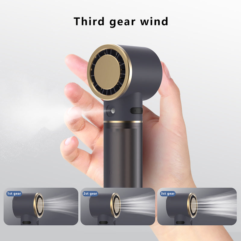 Semiconductor Cold Compress Nano Mist Desk Fan 3 Speeds Adjustable Handheld Fan Semiconductor Cold Compress Nano Mist Desk Fan 3 Speeds Adjustable Handheld Fan